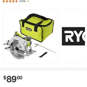 Ryobi 15 Amp 7 1/4" Circular Saw